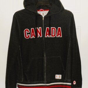 HBC stripes - Vancouver 2010 Olympics Canada Hoodie size M